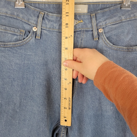 Everlane The Curvy Cheeky Jeans Organic Cotton Blue Size 27 Regular - Picture 7 of 12